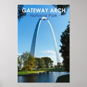 Poster Parc national Gateway Arch Missouri