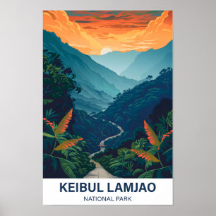 Poster Parc national Keibul Lamjao Inde Voyage