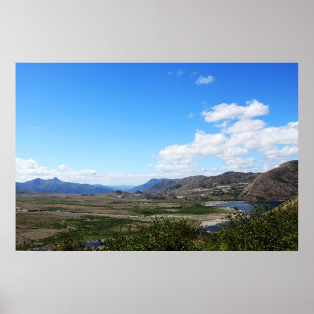 Poster Parc national olympique, photographie de paysage (Devant)