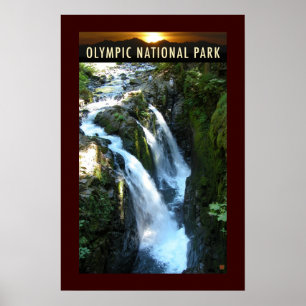 Poster PARC NATUREL OLMPIC-Washington—Sol Duc-