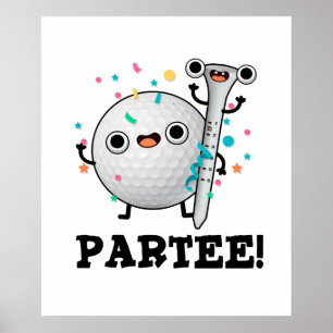 Poster Parc-Tee Funny Golf Pun