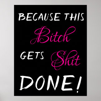 Poster Parce Que Ce Bitch Se Fait Sh*t