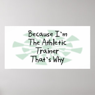 Poster Parce que je suis le formateur sportif