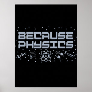 Poster Parce que la physique est drôle