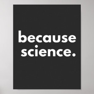 Poster Parce que la science
