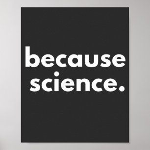 Poster Parce que la science