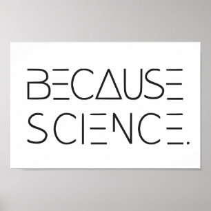 Poster Parce que la science