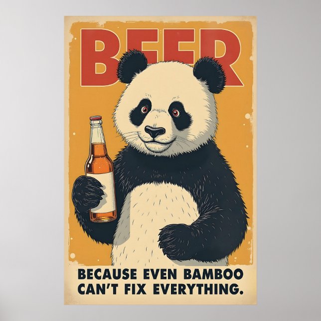 Poster Parce que même Bamboo ne peut pas tout réparer (Devant)