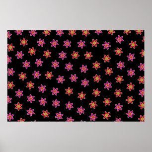 Poster Parcelle herbeuse irrégulière, y compris l'ostéosp