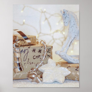 Poster Parcelles enroulées de Noël