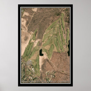 Poster Parcours de golf de Wintonbury Hills - Carte satel