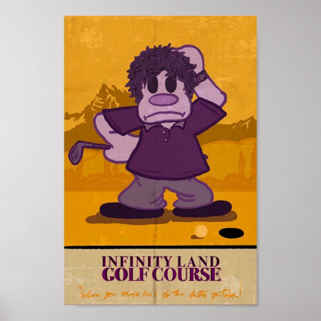Poster Parcours de golf d'Infinity Land (Devant)