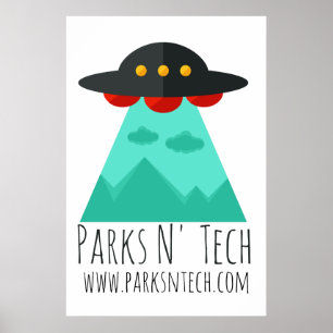 Poster Parcs N' Tech UFO 2