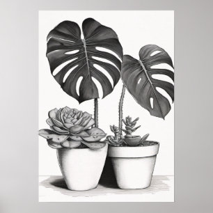 Poster Parent de plante Jardinage Plantes d'intérieur Suc