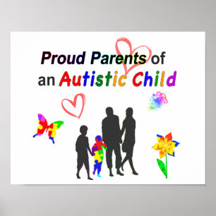 Poster Parents fiers de l'autisme