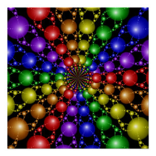 Poster parfait arc-en-ciel de Newton