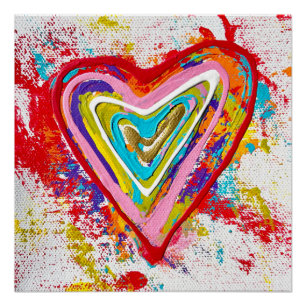 Poster parfait de Red Heart