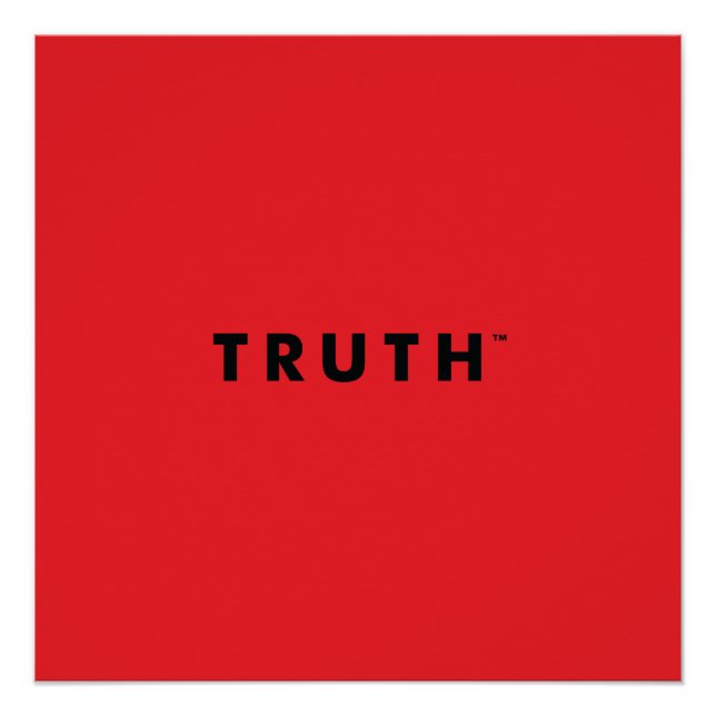 Poster parfait TRUTH (Devant)
