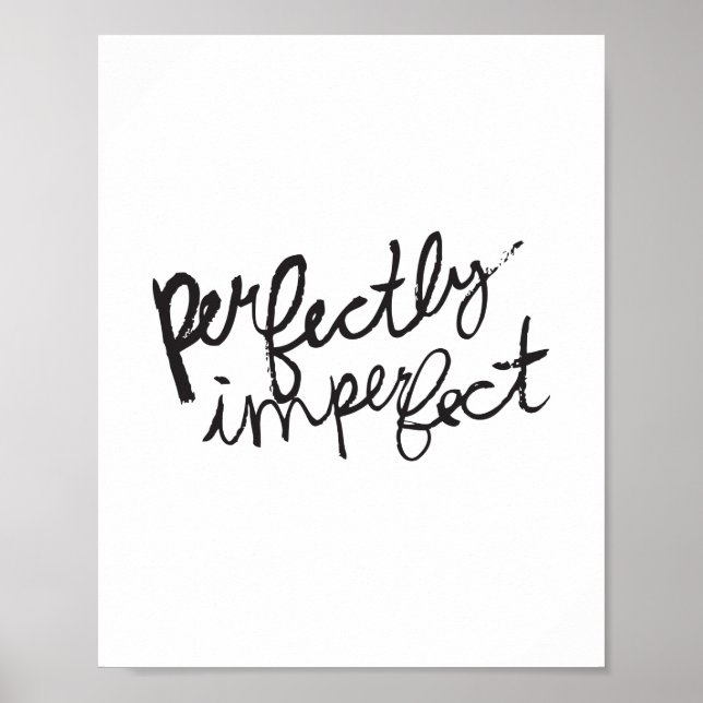 Poster parfaitement imparfait (Devant)