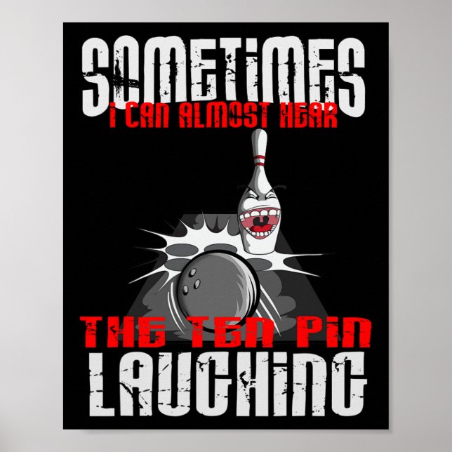 Poster Parfois Je Peux Presque Entendre Dix Épingles Rire (Devant)