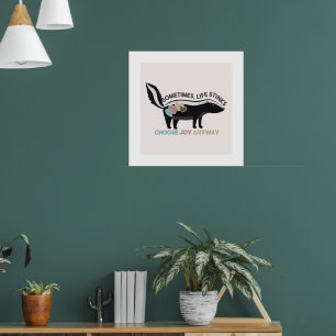 Poster Parfois, La Vie pue... Choisir Joy