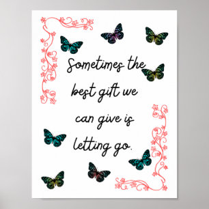 Poster Parfois, le meilleur cadeau que nous puissions don