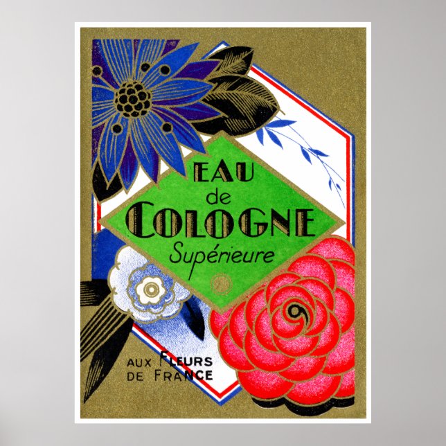 Poster Parfum des fleurs supérieures de France 1925 (Devant)