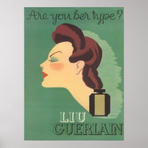 Poster Parfum vintage de Liu d'annonce par les années