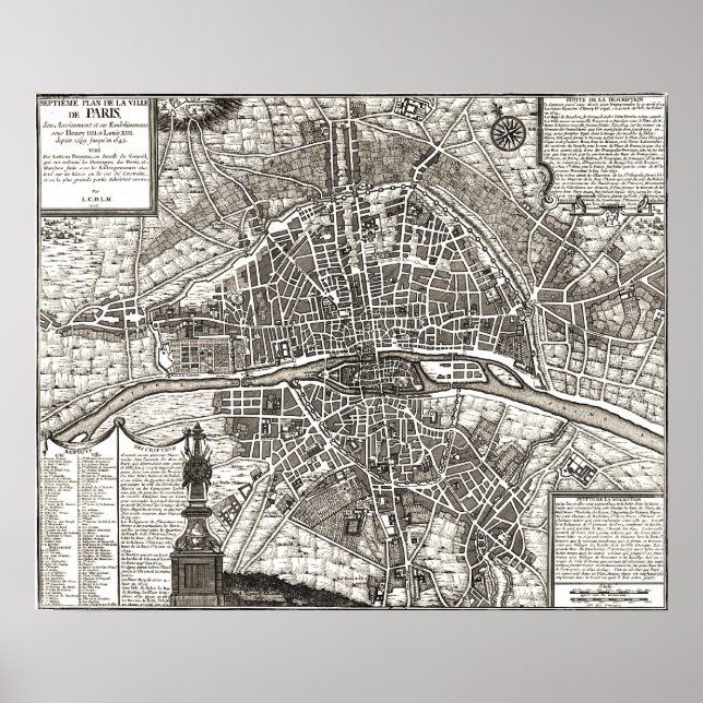 Poster Paris 1643 (Devant)