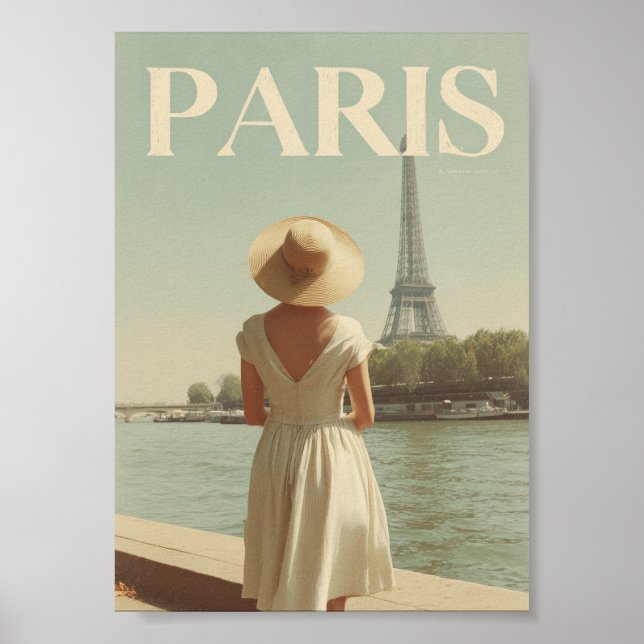 Poster Paris 50s vintage (Devant)