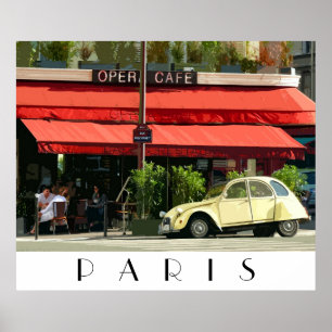 Poster Paris Cafe