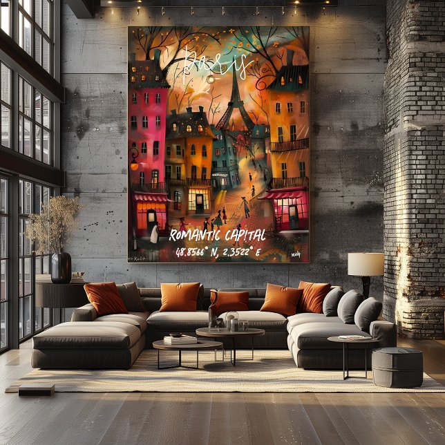 Poster París: Capital Romántica (Créateur téléchargé)