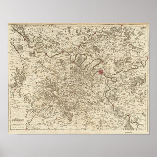 Poster Paris France (Devant)