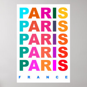 Poster Paris France