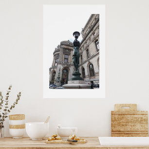 Poster Paris. France. Palais Garnier