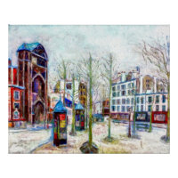 Paris, la Place des Abbesses