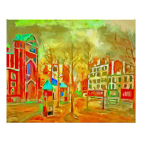 Paris, la Place des Abbesses