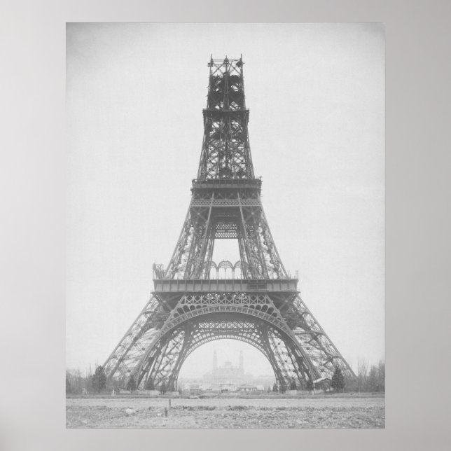 Poster Paris - La Tour Eiffel - 1889 (Devant)