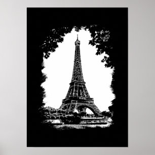 Poster Paris, L'affiche de la tour Eiffel