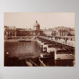 Poster Paris – Le Pont des Arts e l`Institut