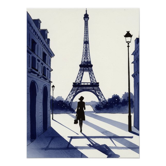 Poster Paris painting  (Devant)