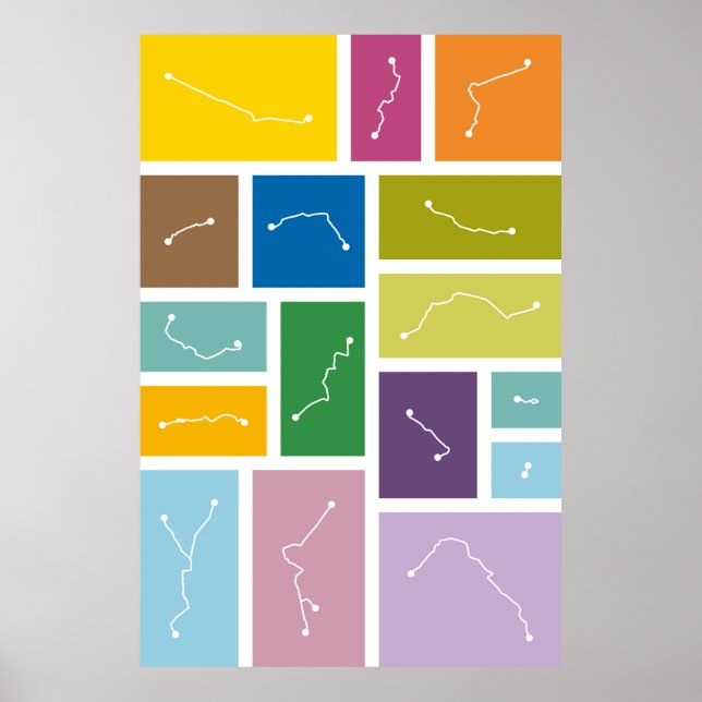 Poster Paris - Palettes de transport (Devant)
