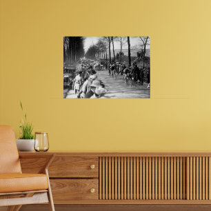 Poster Paris-Roubaix 1927 sur la Côte de Doullens