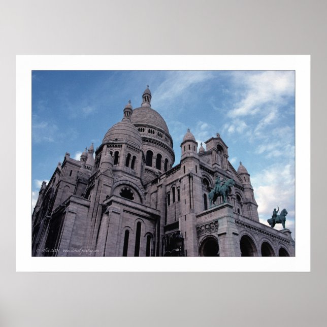 Poster Paris, Sacré-Coeur (Devant)