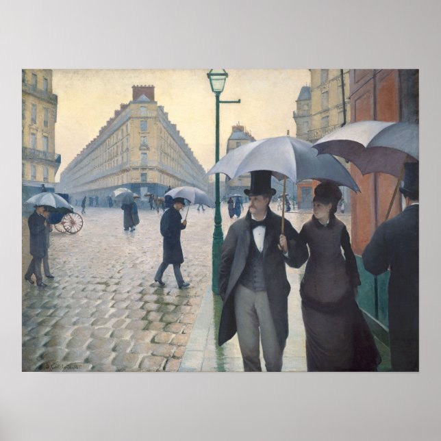 Poster Paris Street ; Rainy Day (Devant)