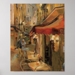 Poster Paris Street Scene