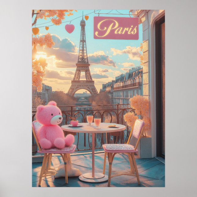 Poster Paris - Tour Eiffel (Devant)