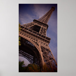 Poster Paris Tour Eiffel Photo emblématique