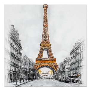 Poster Parisian Icon