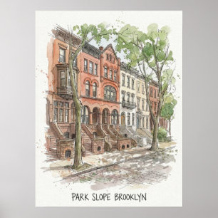 Poster Park Slope Brooklyn New York